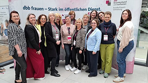 Teilnehmerinnen aus Sachsen beim Frauenkongress