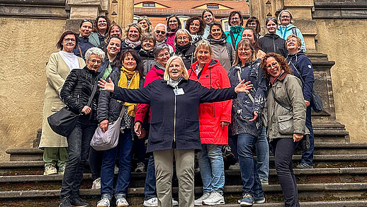 Gruppen mit Teilnehmerinnen der SBB Frauen Veranstaltung 