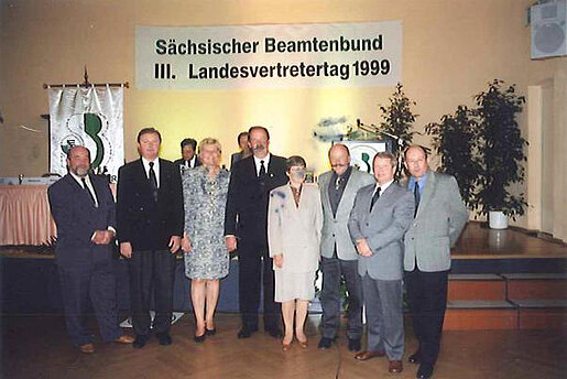Neu gewählte Landesleitung auf dem GWT 1999 Neu gewählte Landesleitung auf dem GWT 1999