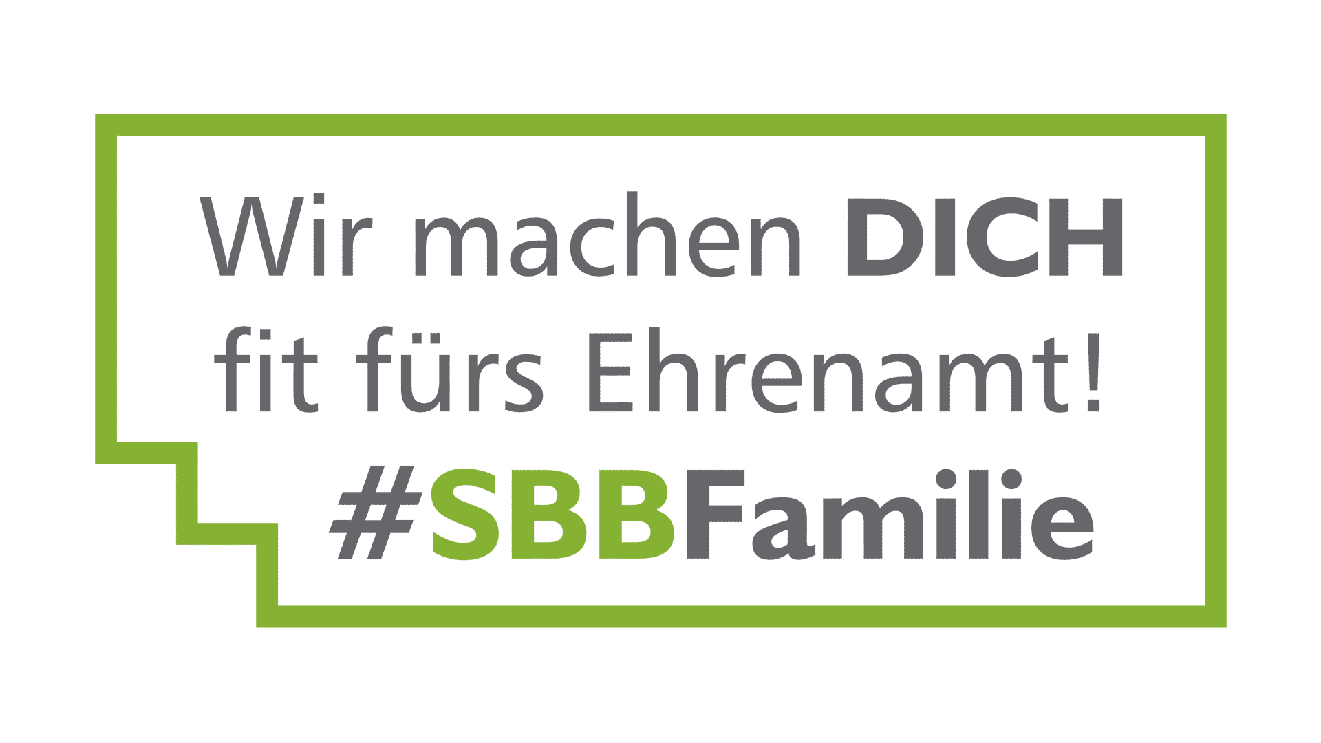 Logo: Wir machen dich fit für´s Ehrenamt